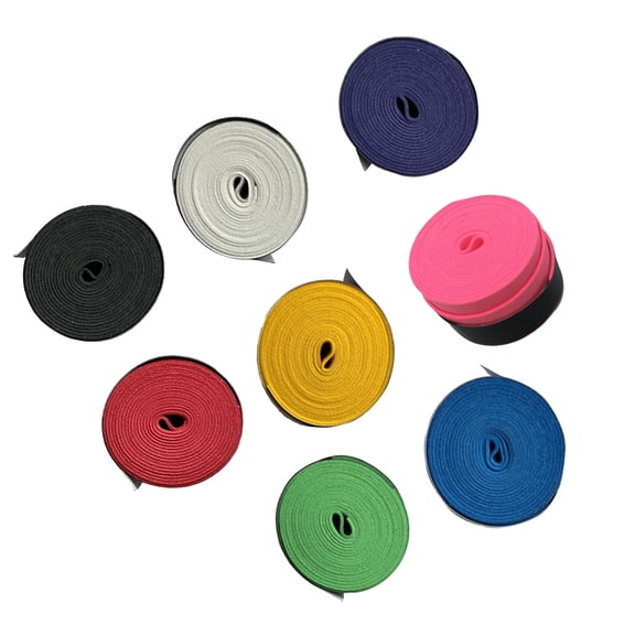 KONTONTY 8Pcs PU Soft Sweat Absorbent Anti Slip Racket Wrapping Bands for Tennis Badminton