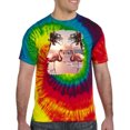thumbnail image 2 of Wild Bobby, Flamingos in Summer on Beach, Animal Lover, Tie-Dye Tees, Reactive Rainbow, Large, 2 of 3
