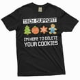 thumbnail image 3 of Funny Christmas Joke Shirt Christmas Ugly Tees Technical Support Shirt Tech funny shirts (XX-Large Military Green), 3 of 7