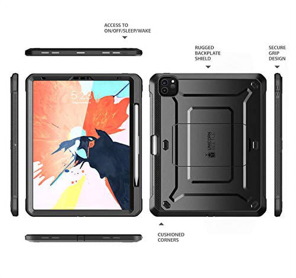 SUPCASE UB Pro Series Full Rugged Case for iPad Pro 11, Black