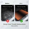 thumbnail image 2 of Universal Car Trunk Mat 29"x39", Orange Black Ombre Waterproof Cargo Liner, Non-Slip Durability Cargo Mat, Modern Gradient Abstract Art All Weather Rear Trunk Protector for Car SUV, 2 of 9