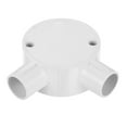 thumbnail image 5 of 2Pcs PVC Conduit Box Junction Box 90 Degree 2 Way 20mm M4 x 0.7 Waterproof Electronic Projects, 5 of 5
