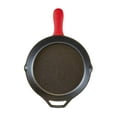 thumbnail image 3 of Lodge Cast Iron Skillet with Red Silicone Hot Handle Holder, 12-inch, 3 of 8