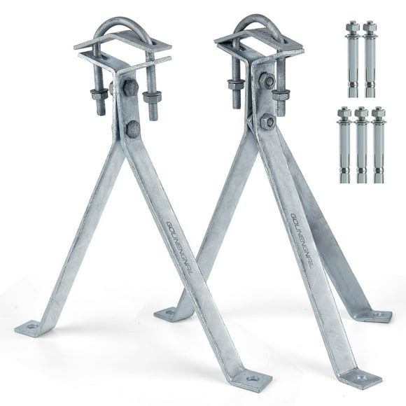 Soporte de pared para antena GOUNENGNAIL de 14 pulgadas, resistente, 1 par
