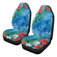 thumbnail image 4 of Garronmavis Fuzzy Car Seat Covers Vehicle Seat Plush Car Seat Cushion Van SUV Seats Covers for Women Hibiscus Flower Sea Turtle, 4 of 7