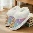 thumbnail image 6 of FUIALDOLG Cute Capybara Print Slippers for Women Modern Style Winter House Slippers Indoor Comfort Thick Sole Bathroom Cozy Gifts, Size 7-8, 6 of 7