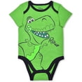 thumbnail image 4 of Disney Toy Story 3 Pack Short Sleeve Creeper Bundle for Boys, Babys Bodysuit Romper Set, 4 of 7