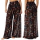 thumbnail image 2 of Pantalones Anchos de Cintura Alta con Elástico para Mujer, Pantalones Casuales Largos para Estar en Casa Color L, 2 of 6