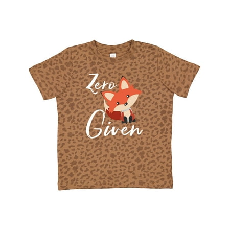 

Inktastic Zero Fox Given Gift Toddler Boy or Toddler Girl T-Shirt