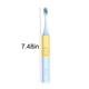 thumbnail image 3 of Cepillo de dientes eléctrico silencioso con temporizador inteligente y resistencia al agua IPX7 | Cepillo de dientes portátil y recargable para adultos con 2 cabezales de repuesto | 38&nbsp;000, 3 of 8