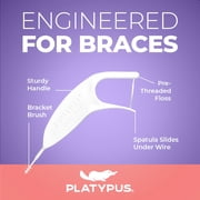 Platypus Orthodontic Flossers, 40 ct