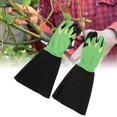 thumbnail image 4 of 1 par antideslizante resistente al desgaste trabajo jardín guantes de prevención de cortes guantes de manipulación verde, 4 of 8