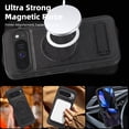 thumbnail image 4 of Magnetic for Google Pixel 9 Pro XL PU Leather Case, Compatible with Magsafe, Built-in Invisible Stand, Premium Ultra Slim Adjustable Kickstand Protective Phone Case for Google Pixel 9 Pro XL, Black, 4 of 8