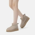 thumbnail image 2 of EVER AU Women Heron Ultra Mini Platform Boots - Sand, 2 of 11