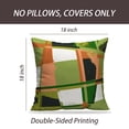 thumbnail image 2 of LALILO Throw Pillow Covers Grunge Geometric Shapes Graphic Cushion Cover 18" x 18", 2 Pack, 2 of 6