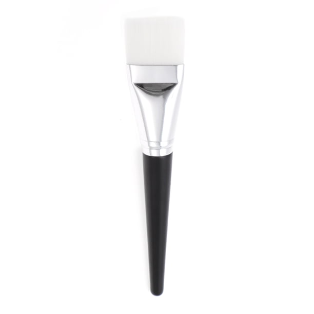 Brocha para mascarilla facial de cabeza plana suave y extra grande en blanco y negro, 1 Pc