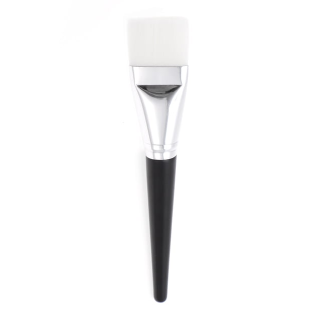 Brocha para mascarilla facial de cabeza plana suave y extra grande en blanco y negro, 1 Pc