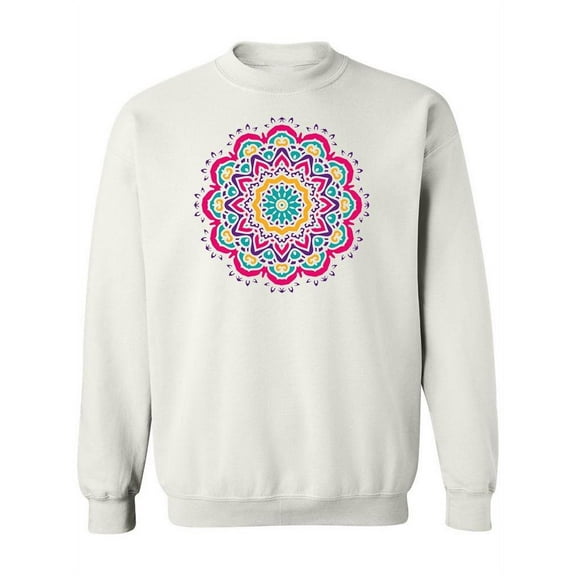 Colorful Mandala. Beautiful  Sweatshirt Women -Image by Shutterstock, Female Medium