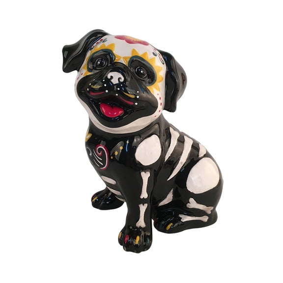 Blue Sky Clayworks 20605 Baxter Day of The Dead Dog Figurine, 2 inches