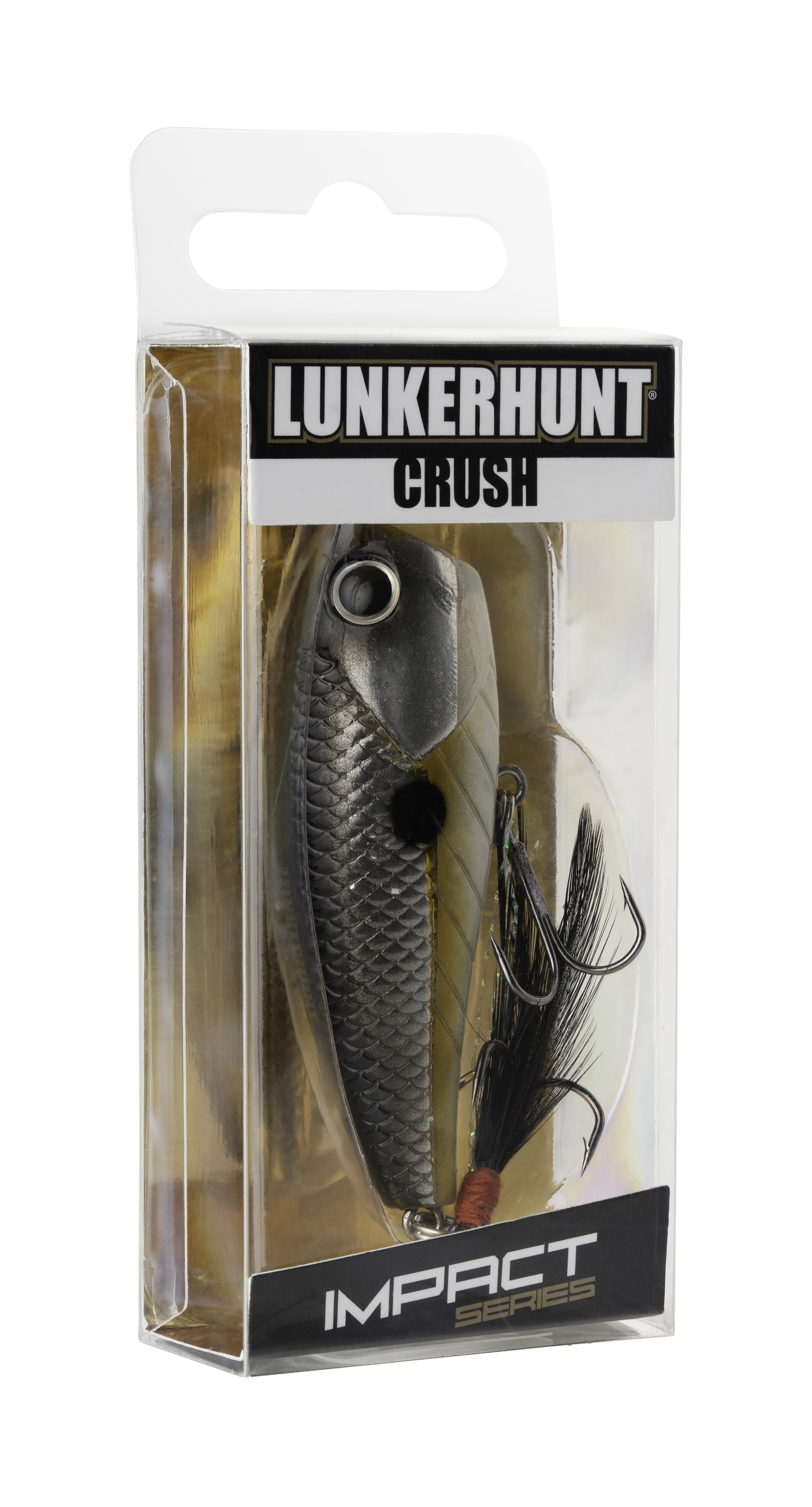 Lunkerhunt Impact Crush - Silver Side - 1/3 oz Floating Popping Fishing Lure