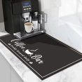thumbnail image 1 of Alfombrilla absorbente para café, alfombrilla para secar platos para encimera de cocina, accesorios de barra de café de estilo moderno para cafetera, máquina de café expreso, rejilla para platos de, 1 of 8