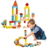 52 PCS Colorful  Kids Wooden Blocks Set  Stacking Block Digital Building Learning Block Educational Toys GlSTE