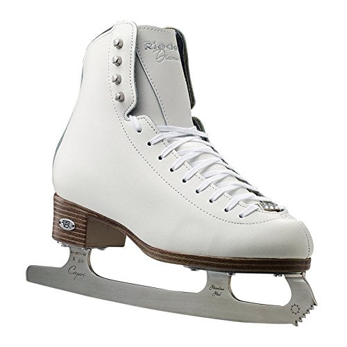 Riedell Skates 33 Diamond Jr. Youth Ice Figure Skates with Capri