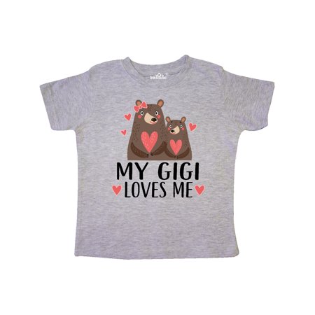 

Inktastic My Gigi Loves Me Bear Gift Toddler Boy or Toddler Girl T-Shirt