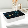 thumbnail image 6 of Constellation Jewelry Display Earring Holder Jewelry Box, PU Leather Organizer with Removable Compartment, Portable, 6 of 6