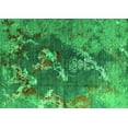 thumbnail image 1 of Ahgly Company Indoor Rectangle Oriental Green Industrial Area Rugs, 2' x 5', 1 of 4