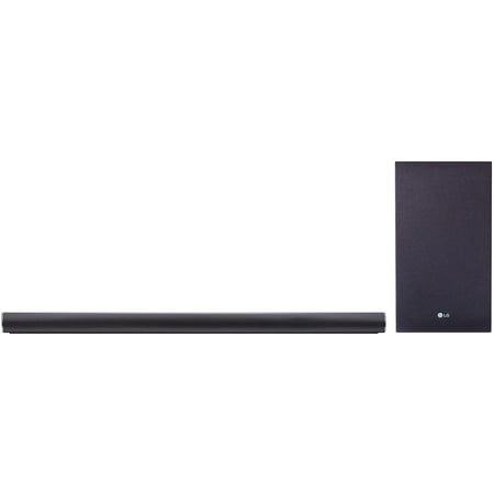 - LG 2.1 Channel 320W High-Res Audio Soundbar System with Chromecast Built-in and Wireless Subwoofer - SJ6B