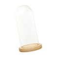 thumbnail image 2 of Campana de cristal transparente para decoración de casa de muñecas, centros de mesa decorativos, cubierta de flores 12cmx28cmx14cm, 2 of 9