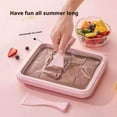 thumbnail image 6 of At Home Rolled Ice Cream Maker Kit,Large Instant Ice Cream Roll Maker with 2 Spatulas,Portable Rolled Instant Freeze Plate,Homemade DIY Yogurt Ma-ker Machine for Kids Family Fun Activities, 6 of 9