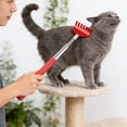 thumbnail image 4 of Plastic Cat Toy Red Retractable Cat Wand Toy with Long Handle Interactive Teaser for Scratching and Massage Active Play Boredom Relief(1Pcs) JASKFLY, 4 of 8