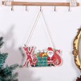 thumbnail image 4 of Colgantes de madera navideños, escenas del hogar, decoraciones para fiestas, accesorios, decoraciones para puertas, 4 of 4