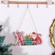 thumbnail image 4 of Colgantes de madera navideños, escenas del hogar, decoraciones para fiestas, accesorios, decoraciones para puertas, 4 of 4