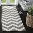 thumbnail image 4 of SAFAVIEH Chatham Jake Geometric Wool Area Rug, Dark Grey/Ivory, 5' x 5' Square, 4 of 11