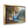 thumbnail image 2 of Designart Morning Sunlight Through The Pine & Fir Forest FLOAT FRAME WALL ART, 2 of 4