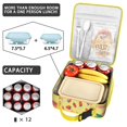 thumbnail image 4 of Small Insulated Lunch Bag with Handle, Lunch Box Tote for Women Men Keeps Food Hot/Cold Lunch Tote for Work Picnic Camping Strawberry, 4 of 6