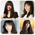 thumbnail image 1 of Soidarity Flequillo con flecos Clip-in para mujer Natural cabello humano real mezcla cabello humano Bang Cuidado del cabello, 1 of 6