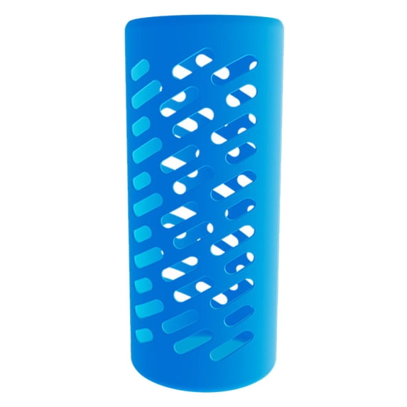 Water Bottle Silicone Home Insulation Bottle Silicone Sleeve Anti Slip , Blue, 40oz