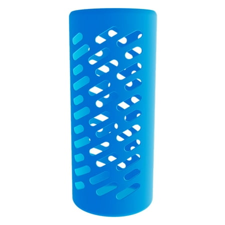 

Water Bottle Silicone Home Insulation Bottle Silicone Sleeve Anti Slip Blue 32oz