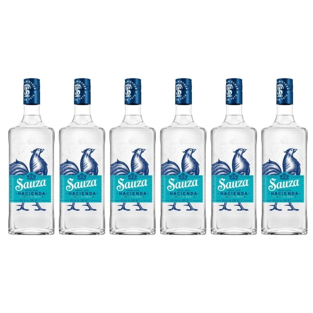 Pack de 6 Tequila Sauza Hacienda Plata 1 L Plata