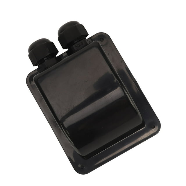 Solar Double Cable Entry Gland Box, Solar Dual Cable Entry Connector,Solar Panel Cable Entry Housing,Weatherproof Double Cable Entry Gland Box for Solar Project on Rv, Campervan, B