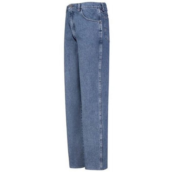 PD60 Men's Relaxed Fit Jean Stonewash 42W x Unhemmed