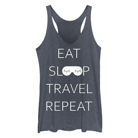Women's Lost Gods Eat Sleep Travel Racerback Tank Top