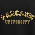 thumbnail image 3 of CafePress - Sarcasm University Women's Dark Pajamas - Women's Short Sleeve Print T-Shirt and Pants Dark Cotton Pajama Set, 3 of 7