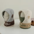 thumbnail image 5 of AWZXDE Childrens Winter Hats Windproof Ear Cover Thickened Integrated Hat Scarf And Piece One Body Wool Warm Cap Beige, 5 of 9