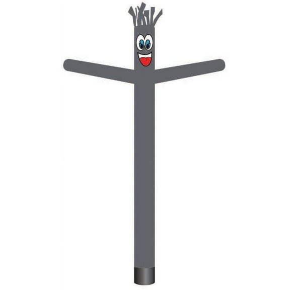 Inflatable Tube Man Guy 18ft - Solid Cool Grey Color - Body only, Without air Blower