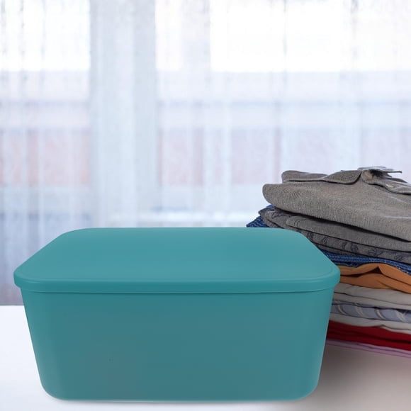 TABLZONE Large Capacity Stackable Storage Bin With Lid Container For Organizing Sundries Books And More For Office Use